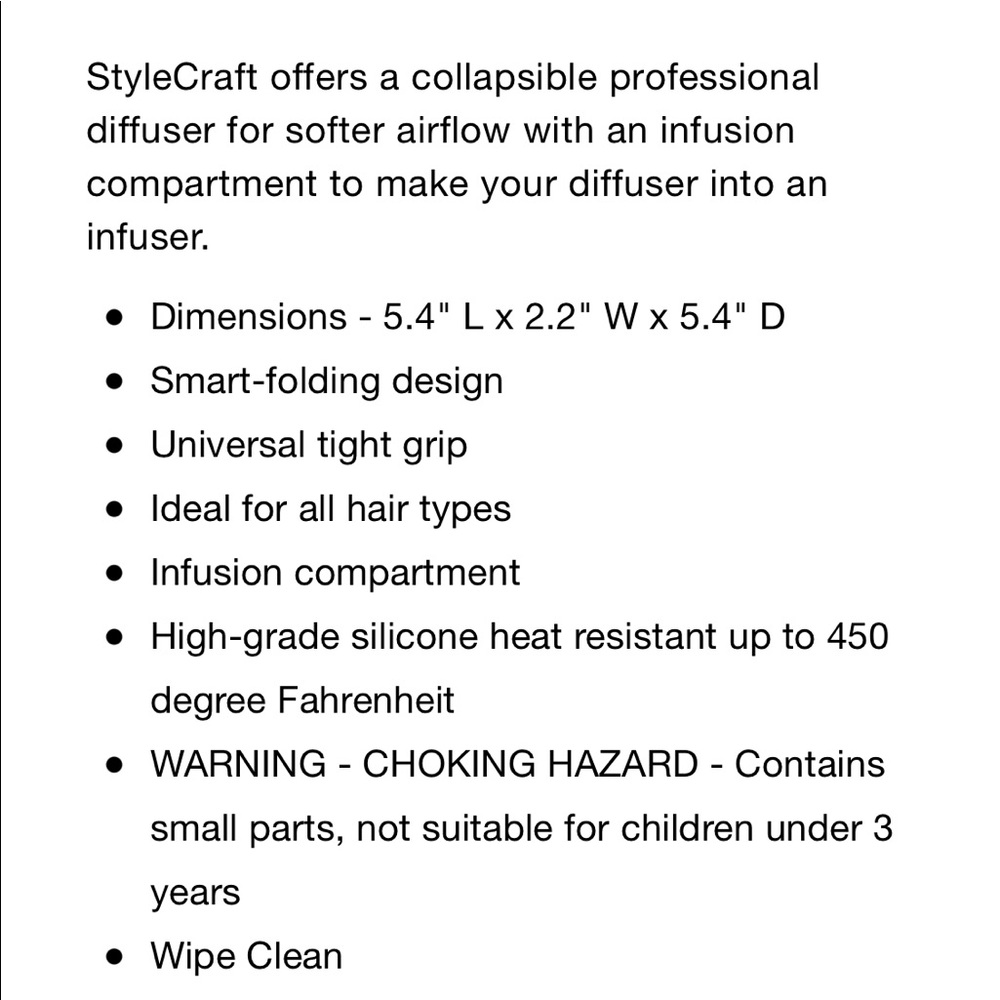 Stylecraft silicone diffuser - Picture 5 of 5